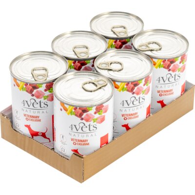 Karma dla psa 4VETS NATURAL Renal 6 x 400 g