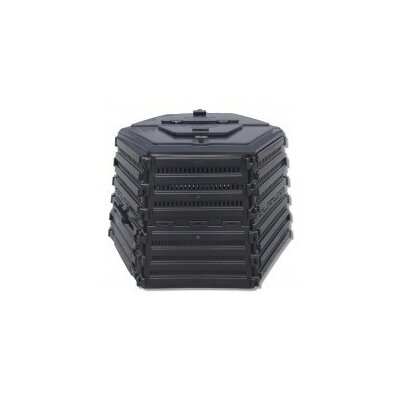 Ekokompostownik EKOBAT Termo XL-1400 Czarny