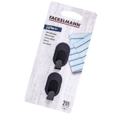 Haczyki FACKELMANN 61444 Czarny