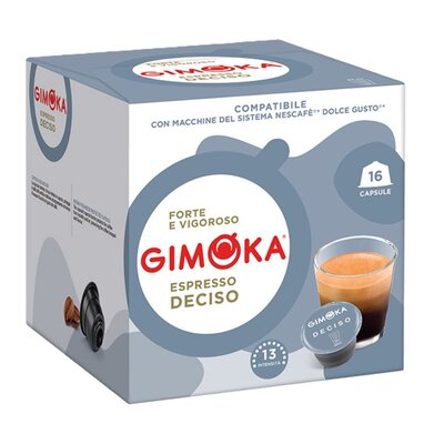 Kapsułki GIMOKA Espresso Deciso do ekspresu Nescafe Dolce Gusto (16 szt.)