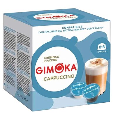 Kapsułki GIMOKA Cappuccino do ekspresu Nescafe Dolce Gusto (16 szt.)