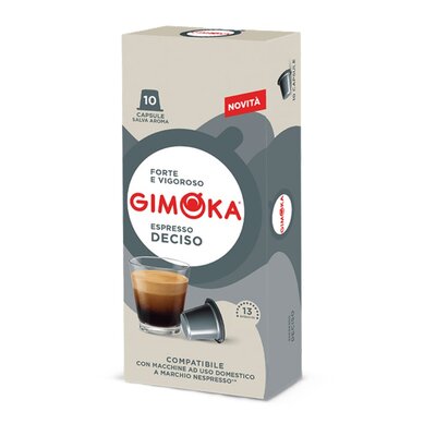 Kapsułki GIMOKA Deciso do ekspresu Nespresso (10 szt.)