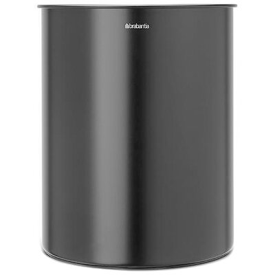 Kosz na śmieci BRABANTIA 181443, otwarty, przenośny, odporny na rdzę, malowany 15L Czarny