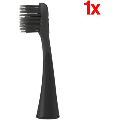 Oryginalna końcówka szczoteczki BURST Pro Brush Czarny (1 szt.) (Super miękkie włosie)