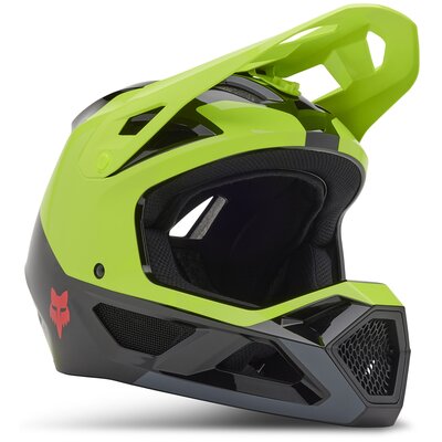 Kask rowerowy FOX Rampage Barge Fluorescent Żółty MTB (rozmiar XL) MIPS