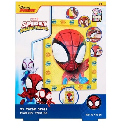Zestaw kreatywny CANENCO Disney Junior Spidey Diamond Painting SP24333