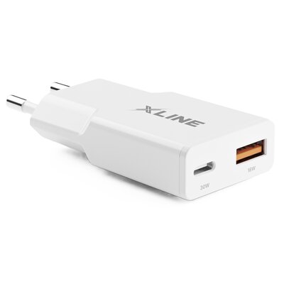 Ładowarka sieciowa XLINE WCF300W GaN 30W+18W Biały