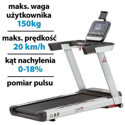 Bieżnia elektryczna REEBOK SL8.0
