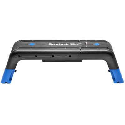 Step z funkcją ławki REEBOK RAP-15170BL DECK Czarno-niebieski