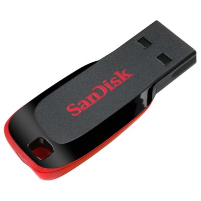 Pendrive SANDISK Cruzer Blade 16GB, USB 2.0, Odczyt 18 Mb/s, Zapis 7 Mb/s