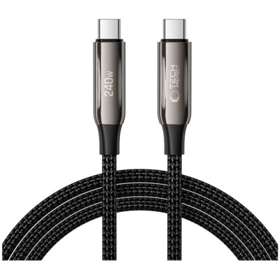 Kabel USB Typ-C - USB Typ-C TECH-PROTECT UB10T Ultraboost 240W 2 m Czarny