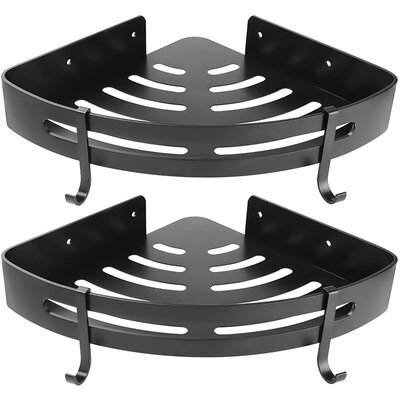 Półka łazienkowa narożna GOCKOWIAK Myzea Czarny