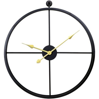 Zegar ścienny GOCKOWIAK Circulo 56 cm Czarny