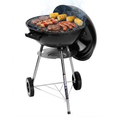 Grill ogrodowy węglowy GOCKOWIAK Rund Zamykany, okrągły, na kółkach
