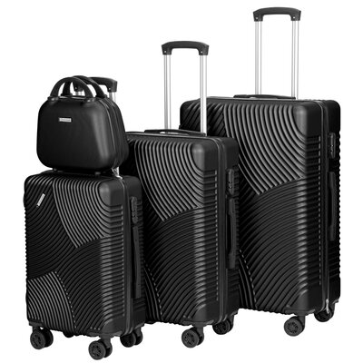 Zestaw walizek VOYANO Azores 28.5/55/66/76 cm Czarny