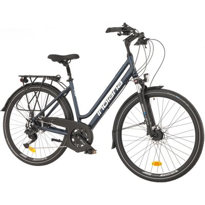 Rower trekkingowy INDIANA X-Road 5.0 D17 28 cali damski Granatowo-srebrny