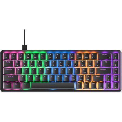 Klawiatura RAMPAGE Rebel Czarny