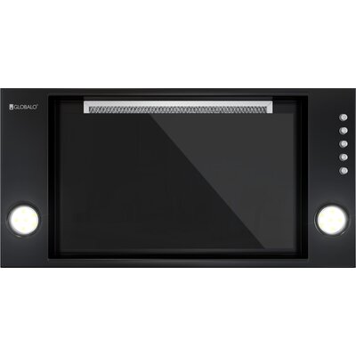 Okap GLOBALO Desolero 60.3 Czarny/czarne szkło 525m3/h 66dB klasa B