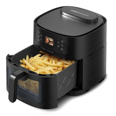 Air Fryer Frytkownica beztłuszczowa GÖTZE & JENSEN AF850T AI z funkcją gotowania na parze i okienkiem do obserwacji postępów
