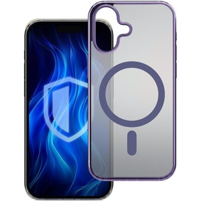 Etui 3MK Frosty Guardx MagCase do Apple iPhone 16 Fioletowy
