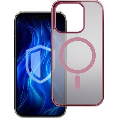 Etui 3MK Frosty Guardx MagCase do Apple iPhone 16 Pro Różowy