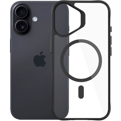 Etui 3MK Satin Guardx MagCase do Apple iPhone 16 Przezroczysto-czarny