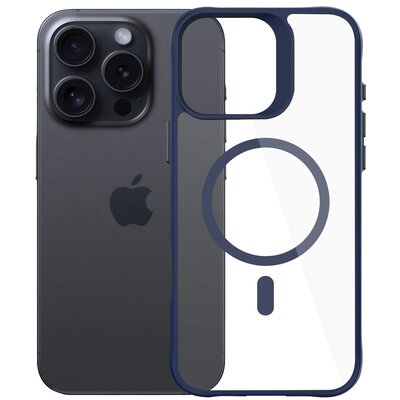 Etui 3MK Satin Guardx MagCase do Apple iPhone 16 Pro Max Przezroczysto-niebieski