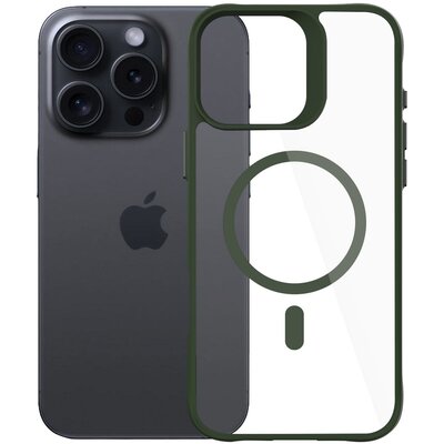Etui 3MK Satin Guardx MagCase do Apple iPhone 16 Pro Przezroczysto-zielony