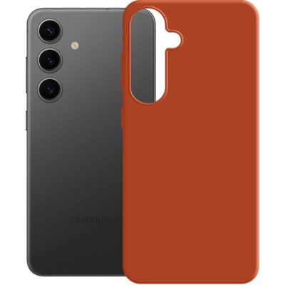 Etui 3MK Silicone Guardx do Samsung Galaxy S24 FE Ciemnoczerwony