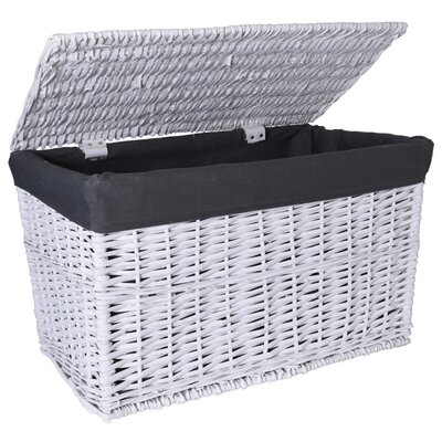 Kufer GOCKOWIAK Wiklinowy 105 L Biało-szary