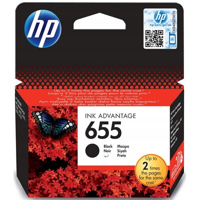 Tusz HP 655 Czarny 14 ml CZ109AE
