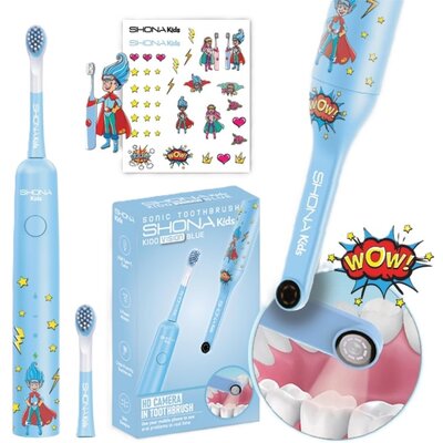Szczoteczka soniczna SHONA Vision Kids Niebieski