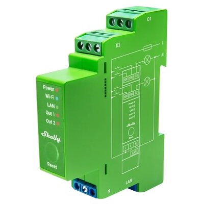 Inteligentny ściemniacz SHELLY Pro Dimmer 2PM