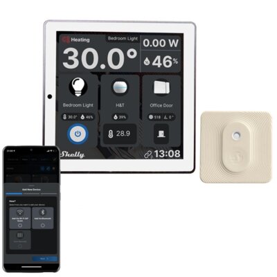 Panel zdalnego sterowania SHELLY Wall Display SAWD1 Biały Wi-Fi/Bluetooth + Czujnik H&T