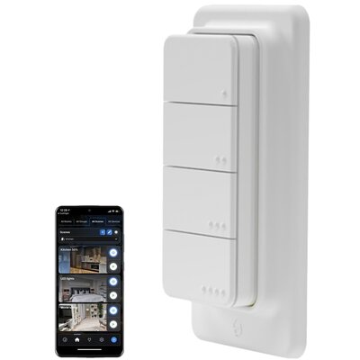 Przycisk aktywacji akcji i scen SHELLY SBBT-004CUS Biały