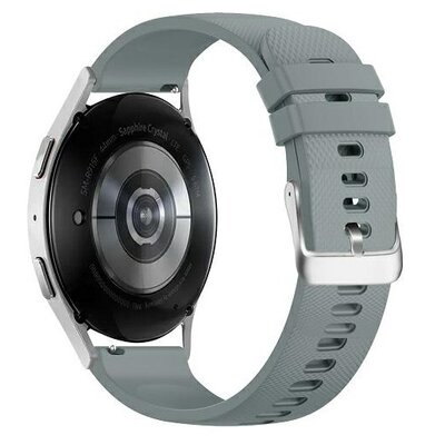 Pasek BELINE Grid Texture Silicone do Watch (20mm) Jasnoszary