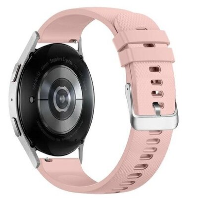 Pasek BELINE Grid Texture Silicone do Watch (20mm) Różowy