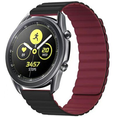 Pasek BELINE Magnetic do Watch (20mm) Czarno-czerwony