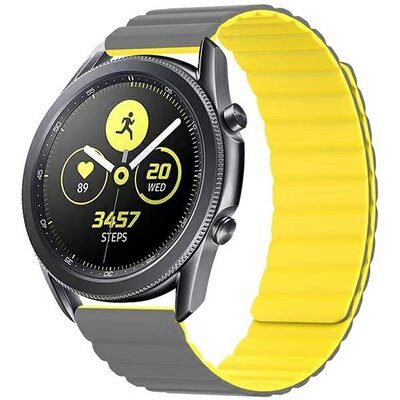 Pasek BELINE Magnetic do Watch (szerokość paska 20 mm) Szaro-żółty