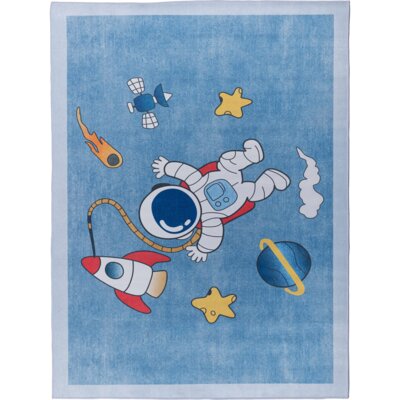 Dywan MULTIDECOR Crystal Velvet 507488 80 x 150 cm Niebieski