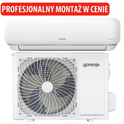Klimatyzator Split, Pompa ciepła powietrze - powietrze GORENJE Pandora PAN70IN KG PAN70OUT2 z usługą montażu