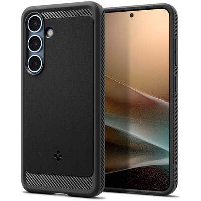 Etui SPIGEN Rugged Armor Mag MagSafe do Samsung Galaxy S25 Czarny mat