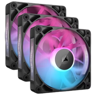 Wentylator CORSAIR iCUE Link RX120 RGB Czarny (3 szt.)