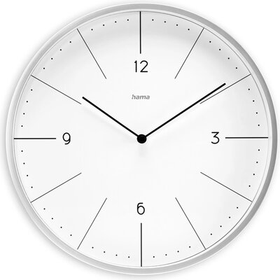 Zegar ścienny HAMA Sardinia 30 cm Szary