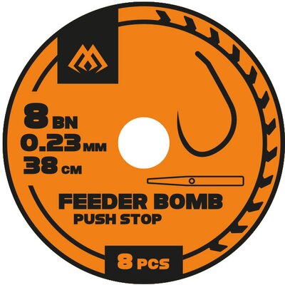 Przypon MIKADO Feeder Bomb HFB805BP-14 0.18 mm / 38 cm