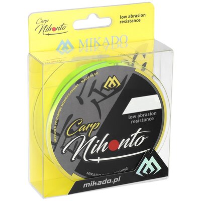 Żyłka MIKADO Nihonto Carp 0.23 mm / 300 m Żółty Fluo
