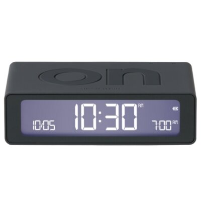 Budzik LEXON Flip Mini Ciemnoszary