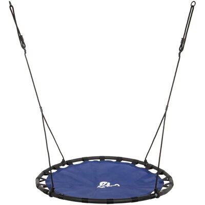 Huśtawka ENERO Bocianie gniazdo 120 cm Niebieski
