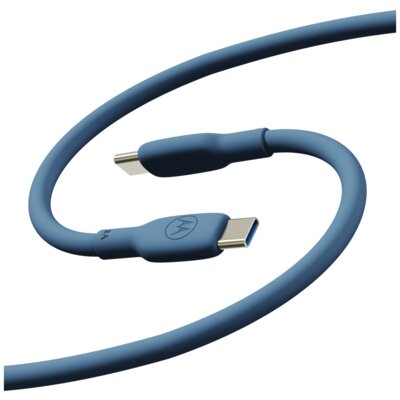 Kabel USB-C - USB-C MOTOROLA 100W 2 m Niebieski