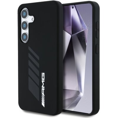Etui AMG Oversize Rhombs MagSafe do Samsung Galaxy S25 Czarny